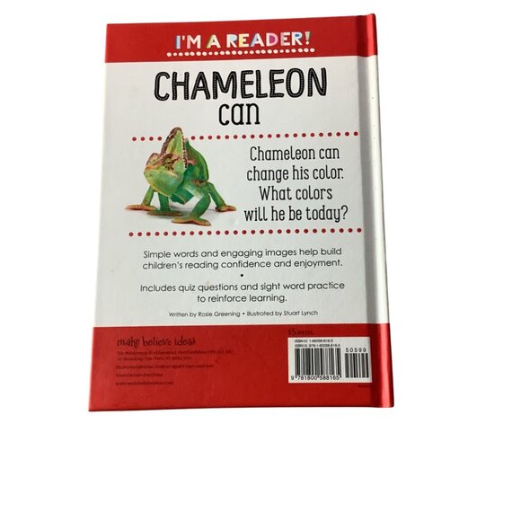 Chameleon Can Hardcover Childrens Book By Rosie Greening Kindergarten Reading To - Picture 2 of 7